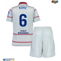 Otroški Nogometni dresi Atletico Madrid Koke #6 Tretji 2026-27 Kratek Rokav (+ Kratke hlače)